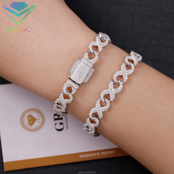 925 Silver Miami Cuban Bracelet - Image 2