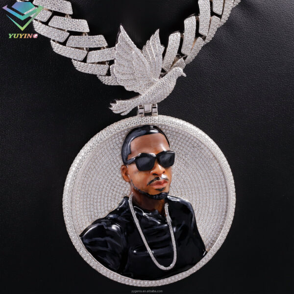 Custom design diamond pendant - Image 2