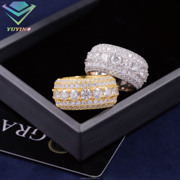 Ice out full diamond ring - Image 3