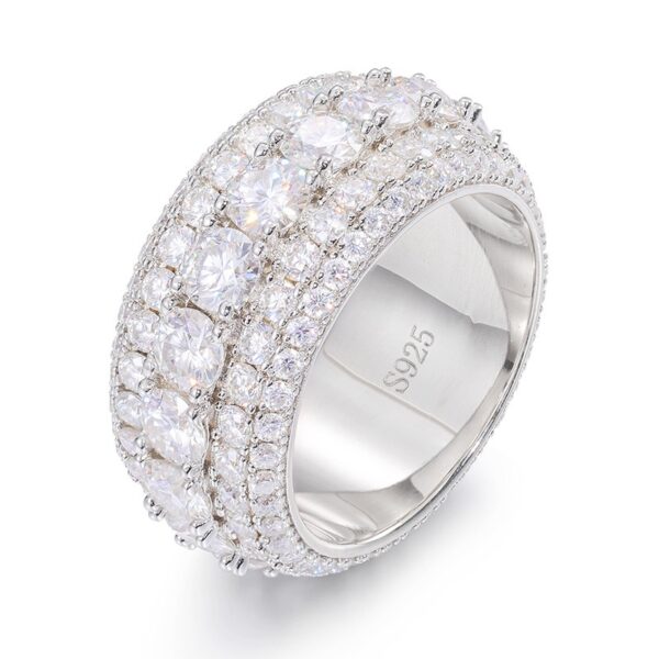 Ice out full diamond ring - Image 2