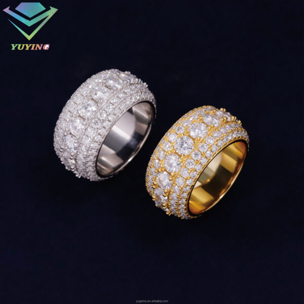 Ice out full diamond ring